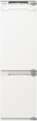Gorenje Ledusskapis/saldētava | NRKI517E82WF | Iebūvēts | 177,2 cm | Apakšējā saldētava | Ledusskapja neto tilpums 176 litri | Saldētavas neto tilpums 76 litri | Automātiskā atkausēšana | E klase | Balts