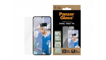 PanzerGlass Screen Protector Samsung Galaxy S25 Plus | Ultra-Wide Fit | PanzerGlass