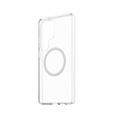 CARE by PanzerGlass Flagship Case Transparent Urban Combat w. White Qi Compatible Samsung Galaxy S25 | CARE