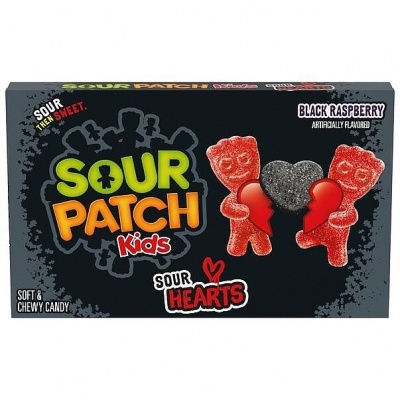 Želejas konfektes SOUR PATCH KIDS SOUR HEARTS, 87g