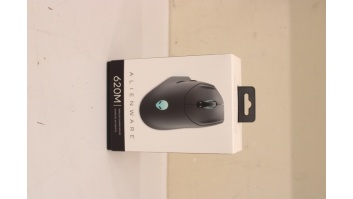 SALE OUT. Dell Alienware Wireless Gaming Mouse - AW620M (Dark Side of the Moon) | Dell | Gaming Mouse | AW620M | Wired/Wireless | Alienware Wireless Gaming Mouse | Dark Side of the Moon | USED, SCRATCHES ON BACK
