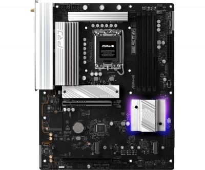 ASRock B860 PRO RS WIFI | Processor family Intel | Processor socket LGA1851 | DDR5 | Supported hard disk drive interfaces SATA, M.2 | Number of SATA connectors 4