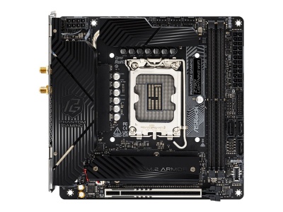ASRock B760I LIGHTNING WIFI | Processor family Intel | Processor socket LGA1700 | DDR5 | Supported hard disk drive interfaces SATA, M.2 | Number of SATA connectors 3