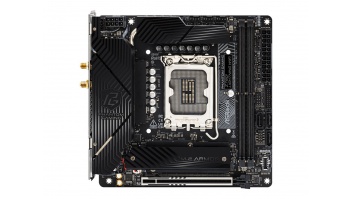 ASRock B760I LIGHTNING WIFI | Processor family Intel | Processor socket LGA1700 | DDR5 | Supported hard disk drive interfaces SATA, M.2 | Number of SATA connectors 3