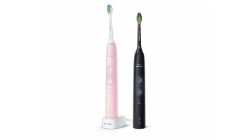 Philips | Electric Toothbrush | HX6830/35 4500 Series | Rechargeable | For adults | Number of brush heads included 2 | Number of teeth brushing modes 2 | Black/Pink