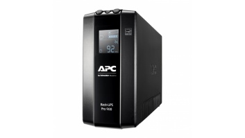 APC Back-UPS Pro, 900VA/540W, Tower, 230V, 6x IEC C13 outlets, AVR, LCD, User Replaceable Battery, Black | Schneider Electric