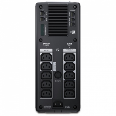 APC Back-UPS Pro, 1500VA/865W, Tower, 230V, 10x IEC C13 outlets, AVR, LCD, User Replaceable Battery, Black | Schneider Electric