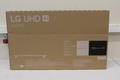 LG | 43UT73003LA | 43 | Smart TV | webOS24 | UHD | Black | DAMAGED PACKAGING