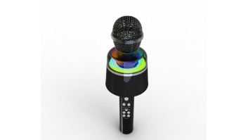 Gembird MICBT-01-BK Wireless Karaoke Microphone, Black | Gembird