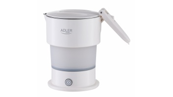 Adler Silicon Travel Kettle | AD 1377 | Travel Kettle | 600 W | 0.6 L | Silicon | White