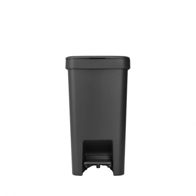 BRABANTIA atkritumu tvertne ar pedāli StepUp,16 l, Dark Grey