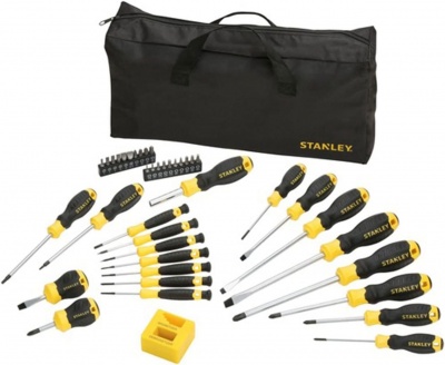 ST. SCREWDRIVERS 42 pieces + BAG