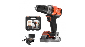 Stanley BCD383D1XK-QW 18V 1 BATTERY HAMMER DRILL KITBOX 1 AM