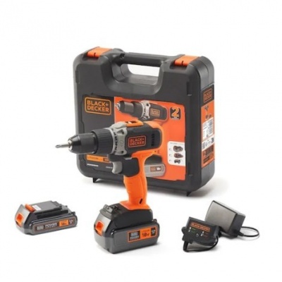 Stanley BCD003MEM2K-QW B+D 18v HD 2.0&4.0Ah Bat 1A Char Kitbox