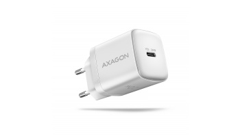 AXAGON ACU-PD20W Wall charger 20W, 1x port USB-C, PD3.0/PPS/QC4+/AFC/Apple, white