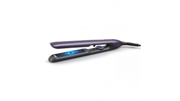 Philips | Hair Straitghtener | BHS752/00 | Warranty 24 month(s) | Ceramic heating system | Ionic function | Display LED | Temperature (max) 230 °C | Number of heating levels 12 | Metallic Dark Purple