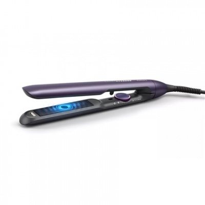 Philips | Hair Straitghtener | BHS752/00 | Warranty 24 month(s) | Ceramic heating system | Ionic function | Display LED | Temperature (max) 230 °C | Number of heating levels 12 | Metallic Dark Purple