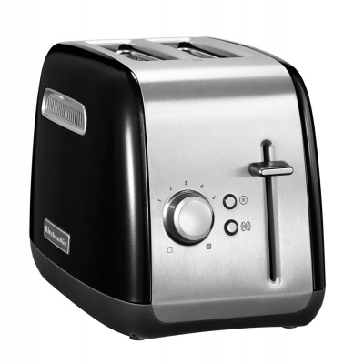 KitchenAid Classic Toaster | 5KMT2115EOB | Power 1100 W | Number of slots 2 | Housing material Metal | Stainless Steel/Black