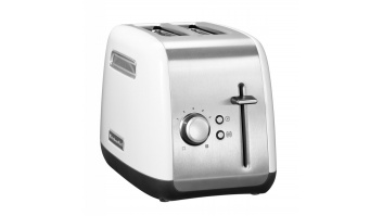 KitchenAid Classic Toaster | 5KMT2115EWH | Power 1100 W | Number of slots 2 | Housing material Metal | Stainless Steel/White