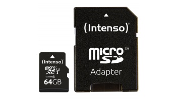 MEMORY MICRO SDXC 64GB C10/W/ADAPTER 3433490 INTENSO