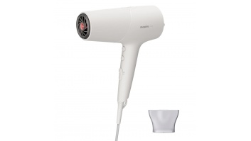 Philips Hair dryer | BHD501/00 5000 Series | 2100 W | Number of temperature settings 6 | Ionic function | White