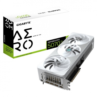 Gigabyte GeForce RTX 5070 Ti AERO OC 16G | NVIDIA GeForce RTX 5070 Ti | 16 GB