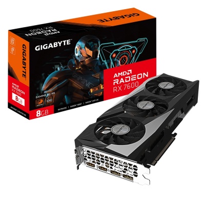 GIGABYTE Radeon™ RX 7600 GAMING OC 8G (rev. 1.0 / 1.1)