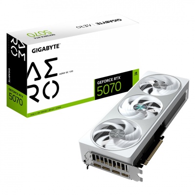 Gigabyte GeForce RTX 5070 AERO OC 12G | NVIDIA GeForce RTX 5070 | 12 GB