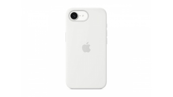 Apple iPhone 16e Silicone Case – White