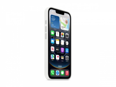 Apple iPhone 16e Silicone Case – White