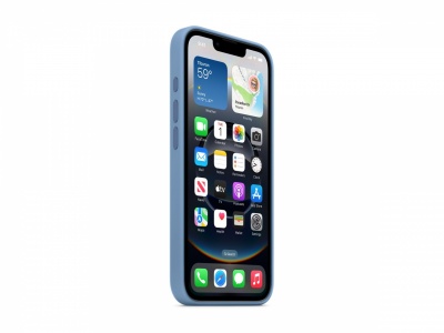 Apple iPhone 16e Silicone Case – Winter Blue