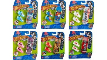 Mattel | Assorted Hot Wheels Skate Fingerboard with Shoes, HGT46 | Multicoloured | Metal/Plastic