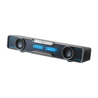 Edifier | PC Speaker with Quality Sound and Splendid Light Effects | QS30 | 2.5W + 2.5W W | Bluetooth | Black | ≥ 85 dB | Wireless connection