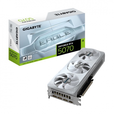 Gigabyte GeForce RTX 5070 EAGLE OC ICE SFF 12G | NVIDIA GeForce RTX 5070 | 12 GB