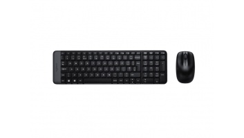 Logitech | Combo Wireless Keyboard and Mouse | MK220 | Keyboard and Mouse | Wireless | Mouse included | US | Black | N/A