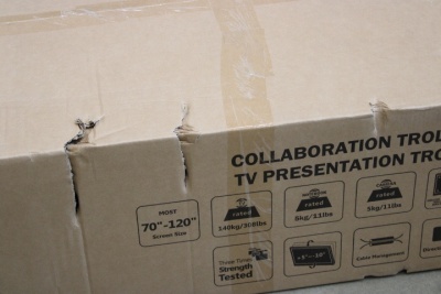 SALE OUT. DIGITUS TV Cart, 70-120" 140 kg max., Black | Digitus | Other | 70-120 " | Maximum weight (capacity) 140 kg | DAMAGED PACKAGING | Black