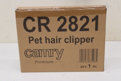 SALE OUT. Camry CR 2821 Hair clipper for pets, Titanium head with ceramic blade, 4 comb attachments: 3, 6, 9, 12 mm - WITHOUT N12 NOOZLE | Camry | CR 2821 | Hair clipper for pets