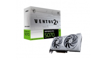 MSI GeForce RTX 5070 12G VENTUS 2X OC WHITE | NVIDIA | 12 GB | GeForce RTX 5070 | GDDR7 | HDMI ports quantity 1 | PCI Express Gen 5