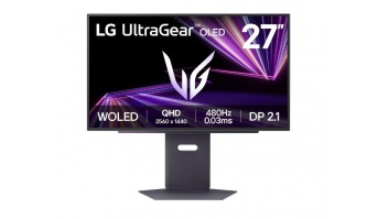 Monitor|LG|27GX790A-B|26.5"|Gaming|Panel OLED|2560x1440|16:9|480Hz|0.03 ms|Swivel|Pivot|Height adjustable|Tilt|27GX790A-B