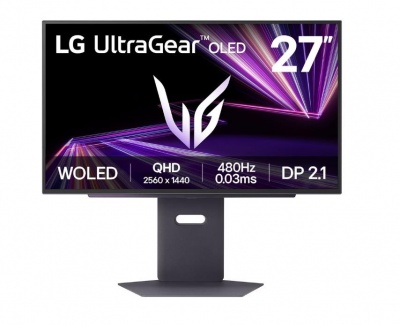 Monitor|LG|27GX790A-B|26.5"|Gaming|Panel OLED|2560x1440|16:9|480Hz|0.03 ms|Swivel|Pivot|Height adjustable|Tilt|27GX790A-B