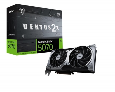 Graphics Card|MSI|NVIDIA GeForce RTX 5070|12 GB|GDDR7|192 bit|PCIE 5.0 16x|Dual Slot Fansink|1xHDMI|3xDisplayPort|RTX507012GVENTUS2XOC