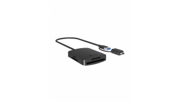 Raidsonic 4-in-1 Card Reader with USB 3.2 Gen 1 Type-A + Type-C | IB-CR302-CU3