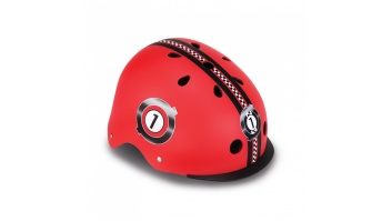 Globber Helmet Elite Lights, XS/S (48-53cm), Red, 507-102 | Globber