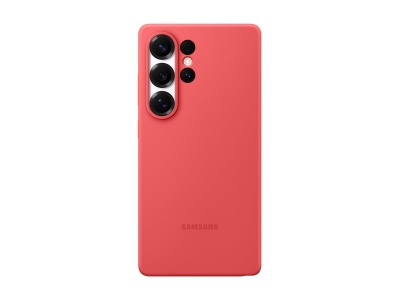 Samsung Silicone Case Galaxy S25 Ultra red | Samsung