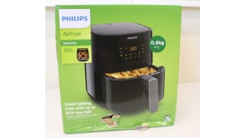 SALE OUT. | Philips | Air Fryer | HD9252/70 | Power 1400 W | Capacity 4.1 L | Black/Silver | DAMAGED PACKAGING