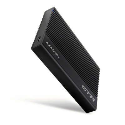 AXAGON EE25-GTR USB-C 10Gbps - SATA 6G, 2.5" RIBBED box BLACK