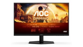 AOC 27G42E | 27 " | IPS | FHD | 16:9 | 180 Hz | 1 ms | 1920 x 1080 pixels | 300 cd/m² | HDMI ports quantity 1 | Black