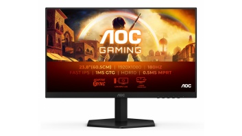 AOC 24G42E | 24 " | IPS | FHD | 16:9 | 180 Hz | 1 ms | 1920 x 1080 pixels | 300 cd/m² | HDMI ports quantity 1 | Black