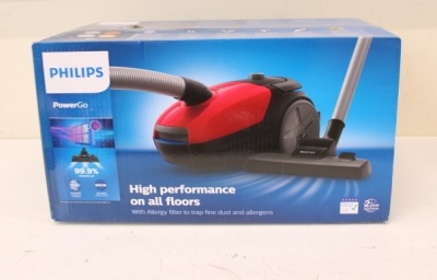 SALE OUT. Philips FC8243/09 Bagged vacuum cleaner, Red/Black | Philips | Vacuum cleaner | FC8243/09 | Bagged | Power 900 W | Dust capacity 3 L | Red/Black | DAMAGED PACKAGING