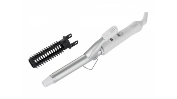 Hair Curling Iron | Adler | AD 2105 | Warranty 24 month(s) | Ceramic heating system | Barrel diameter 19 mm | Number of heating levels 1 | 25 W | White